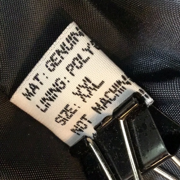 Black leather embroidered moto jacket NWT - Picture 10 of 15